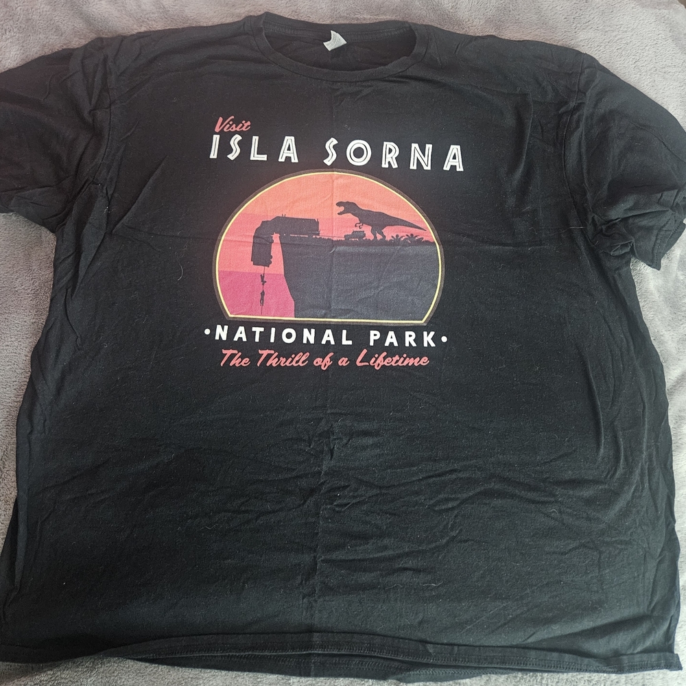 Isla Sorna National Park Graphic T-Shirt - Picture 3 of 3